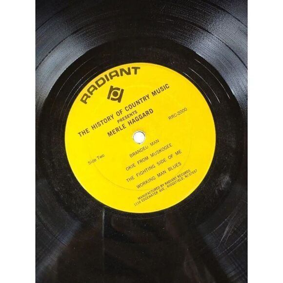 Merle Haggard The History Of Country Vinyl Record Seal Plastic Partial - Picture 10 of 11
